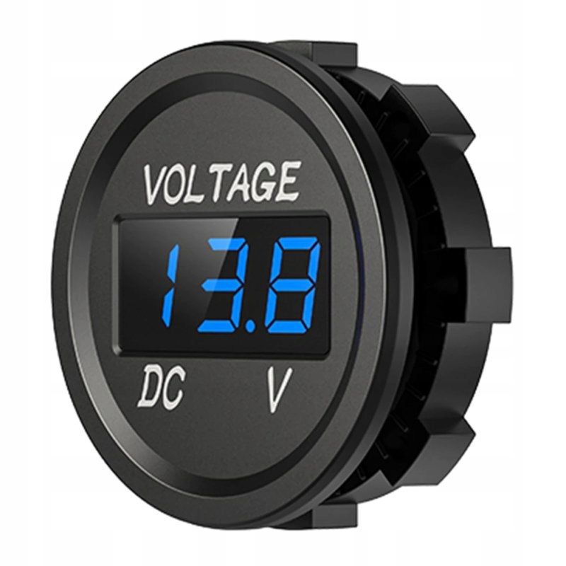  Voltmeeter 3-30v dc pingemõõtur punane lcd 0,28" õhukindel