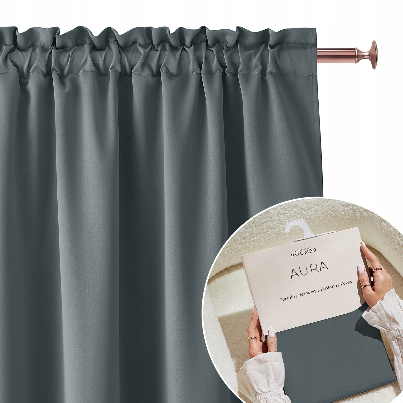 Curtain ready for the living room on the ribbon teeth tunnel 140x240 aura size indian