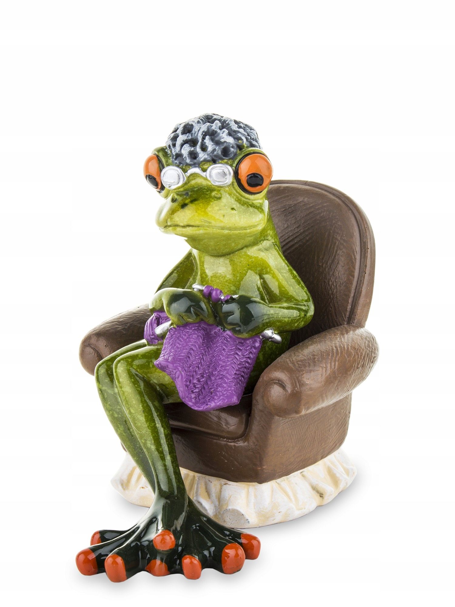  Figur frosch frosch auf rybach angler fischer geschenk