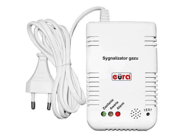  Gamtinių dujų jutiklis eura-tech gd-01a2 230v/50hz