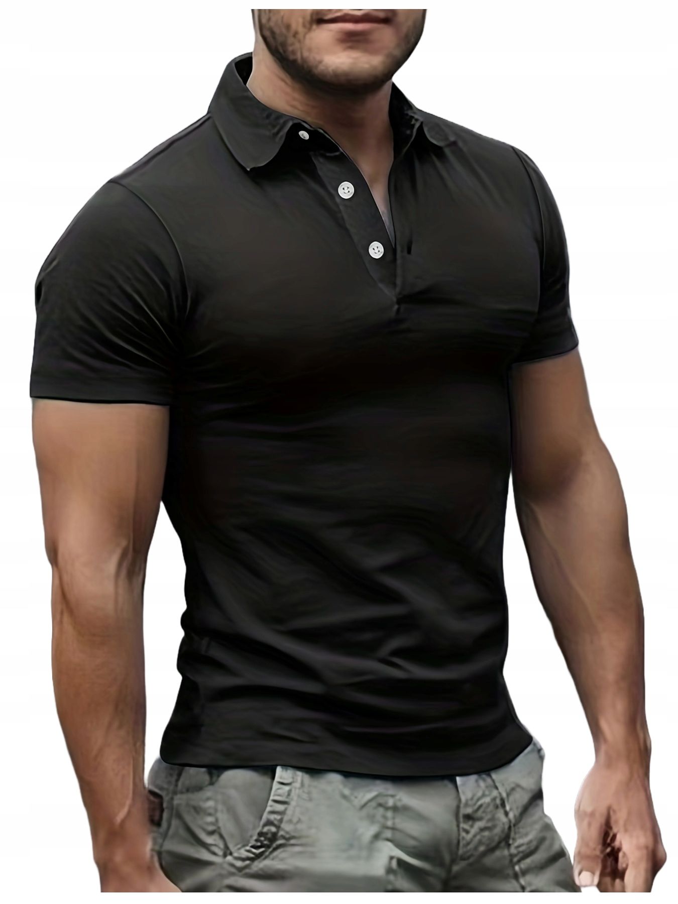  Moodne meeste polo särgid lühikesed varrukad värvid 3xl