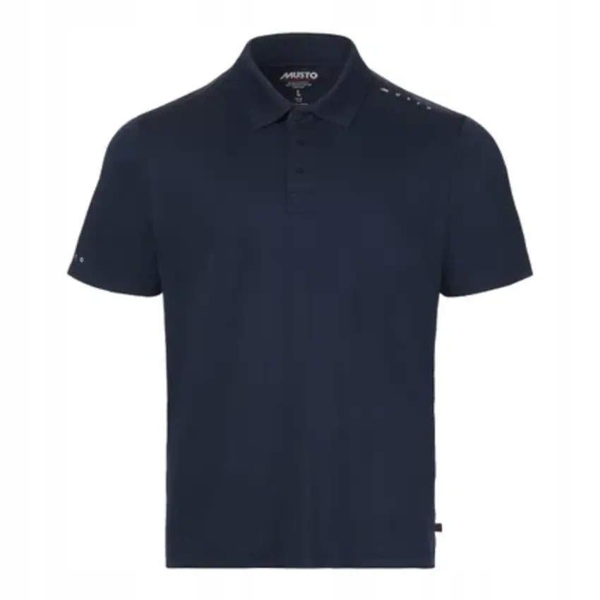  Pánská trička musto evo crew sunblock ss polo - platinium l